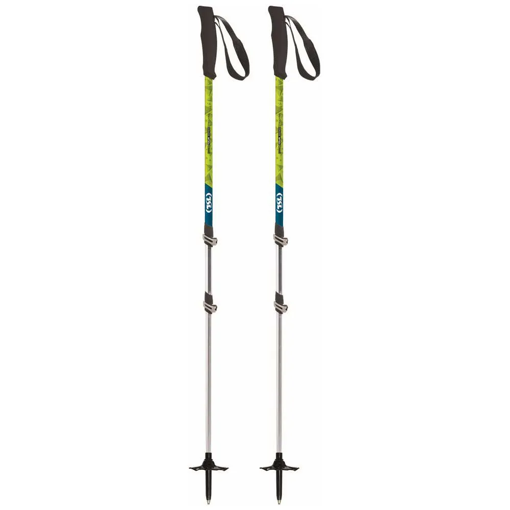 Tsl Outdoor Tour Aluminium Compact 3 Light Twist Stöcke, Black / yellow / blue, 62-125cm Tsl Outdoor Tour Aluminium Compact 3 Light Twist Stöcke, Black / yellow / blue, 62-125cm