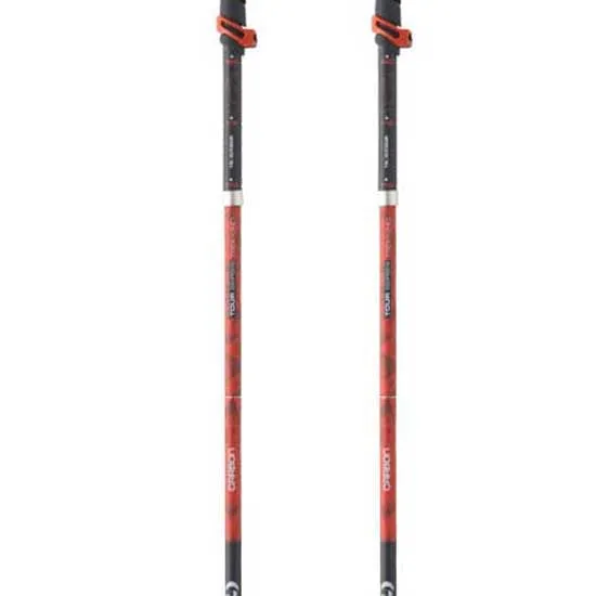 Tsl Outdoor Tour Carbon 5 Cross Twist Stöcke, Black / red, 110-130cm Tsl Outdoor Tour Carbon 5 Cross Twist Stöcke, Black / red, 110-130cm