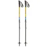 Tsl Outdoor Tour Carbon Compact 3 Light Twist Stöcke, Black / yellow / blue, 62-125cm