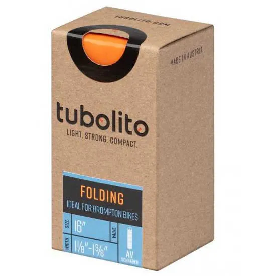 Tubolito Folding Bike 16´´ Schrader Fahrradschlauch, Orange, 16" Tubolito Folding Bike 16´´ Schrader Fahrradschlauch, Orange, 16"
