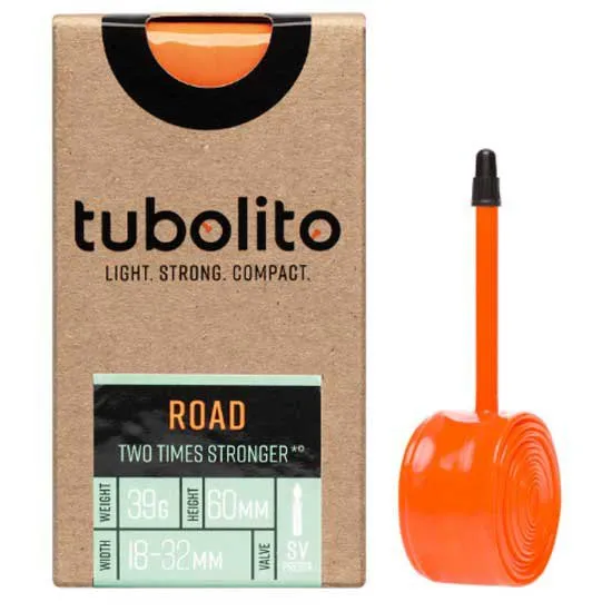 Tubolito Presta 42 Mm Fahrradschlauch, Orange, 700C, 18-32 Tubolito Presta 42 Mm Fahrradschlauch, Orange, 700C, 18-32