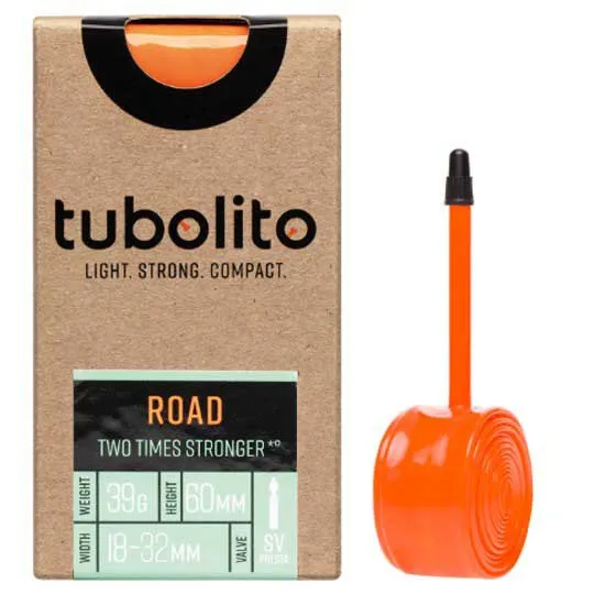 Tubolito Presta 60 Mm Fahrradschlauch, Orange, 700C, 18-32 Tubolito Presta 60 Mm Fahrradschlauch, Orange, 700C, 18-32
