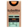 Tubolito Road Presta 80 Mm Fahrradschlauch, Orange, 700, 18-28