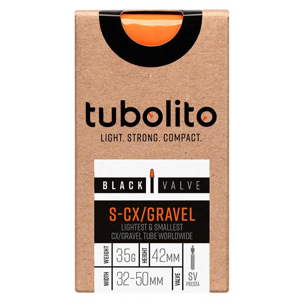 Tubolito S-cx/gravel 42 Mm Fahrradschlauch, Orange, 700/650, 32-50 Tubolito S-cx/gravel 42 Mm Fahrradschlauch, Orange, 700/650, 32-50
