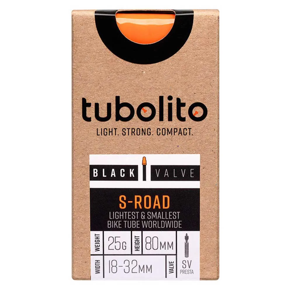 Tubolito S-road Presta 80 Mm Fahrradschlauch, Orange, 700, 18-28