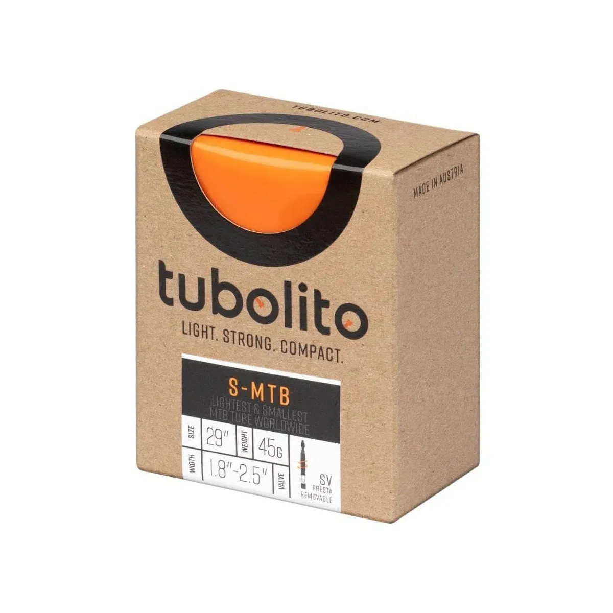 Tubolito S TUBO MTB SCHLAUCH (29" X 1,8" 2,5"), Orange, 29", 1.80-2.40