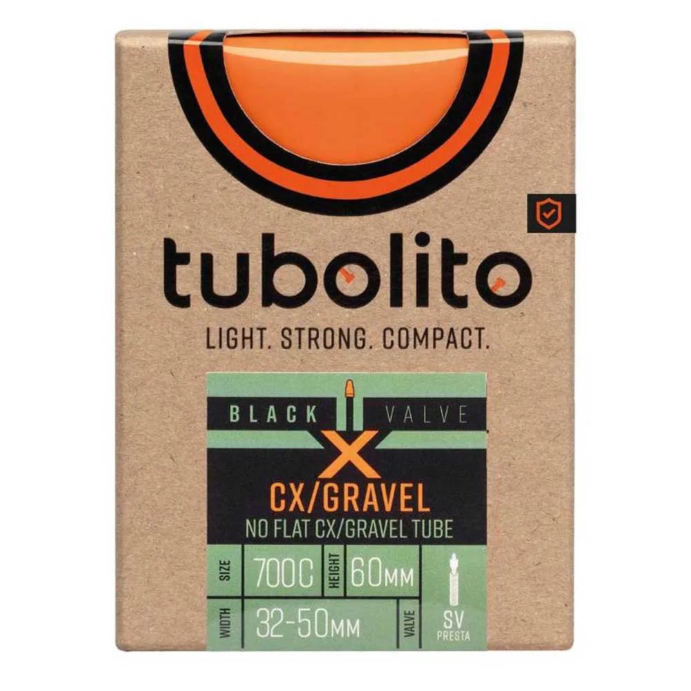 Tubolito X-tubo Cx-gravel All Fahrradschlauch, Orange, 700C, 32-50 Tubolito X-tubo Cx-gravel All Fahrradschlauch, Orange, 700C, 32-50