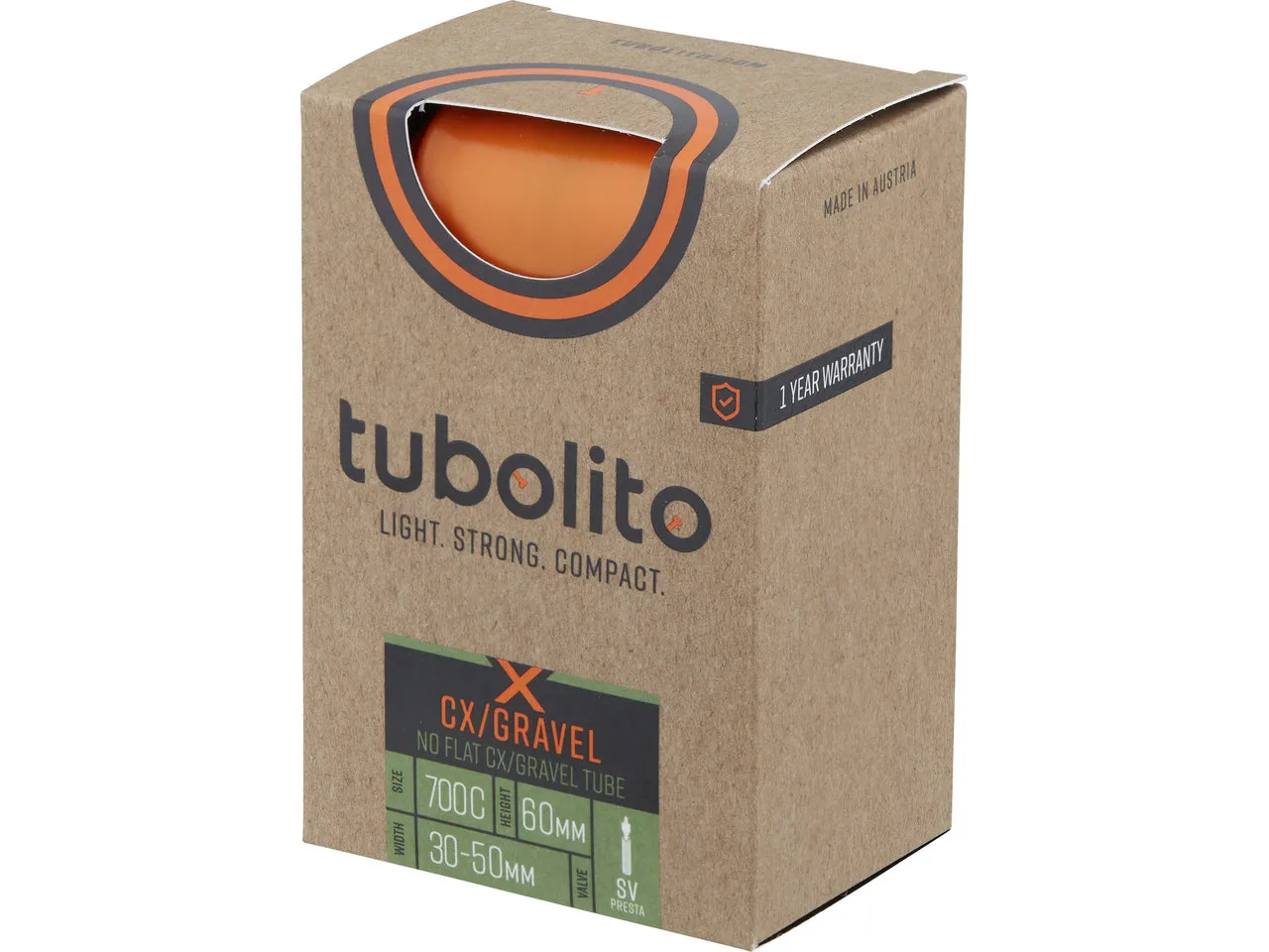 Tubolito X-Tubo-CX/Gravel Schlauch 28", Orange, 700, 30-50 Tubolito X-Tubo-CX/Gravel Schlauch 28", Orange, 700, 30-50