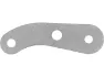 Tubus Fußblech Logo 29" für Schnellspanner, Grau, one_size