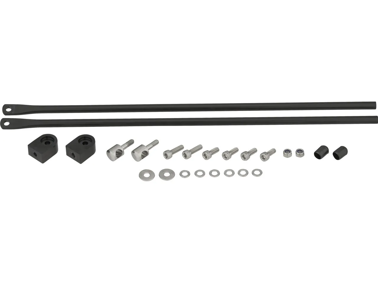 Tubus Montageset für tubus Classic und racktime snapit Gepäckträger, Schwarz, one_size Tubus Montageset für tubus Classic und racktime snapit Gepäckträger, Schwarz, one_size