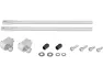 Tubus Montageset oben, Silber, 190mm