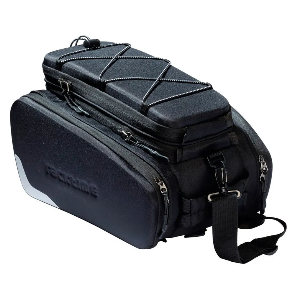 Tubus Racktime Odin 13+10l Gepäckträgertasche, Black, One Size