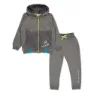 Tuc Tuc Cattitude Langarm-set, Grey 1, 5Y