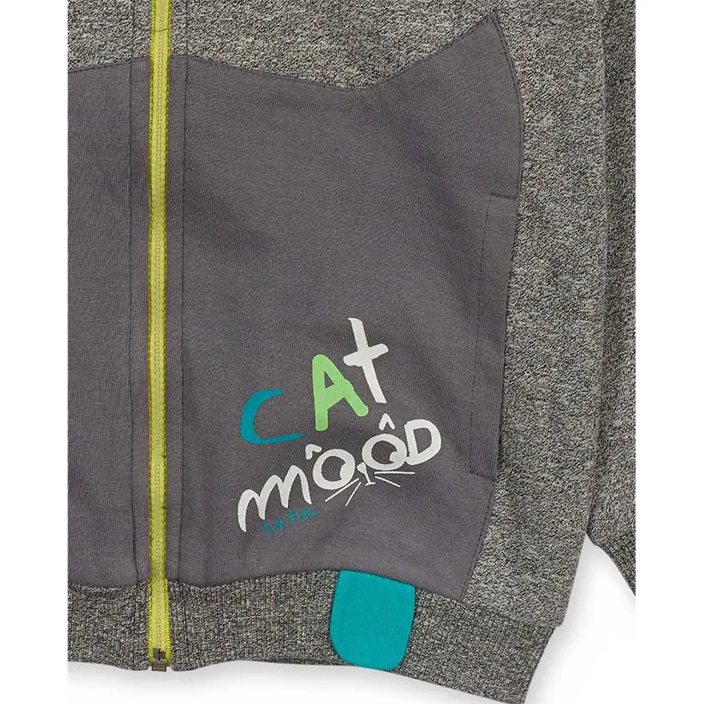 Tuc Tuc Cattitude Langarm-set, Grey 1, 5Y Tuc Tuc Cattitude Langarm-set, Grey 1, 5Y