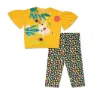 Tuc Tuc Tropic Feelings Kurzarm-set, Yellow, 6Y