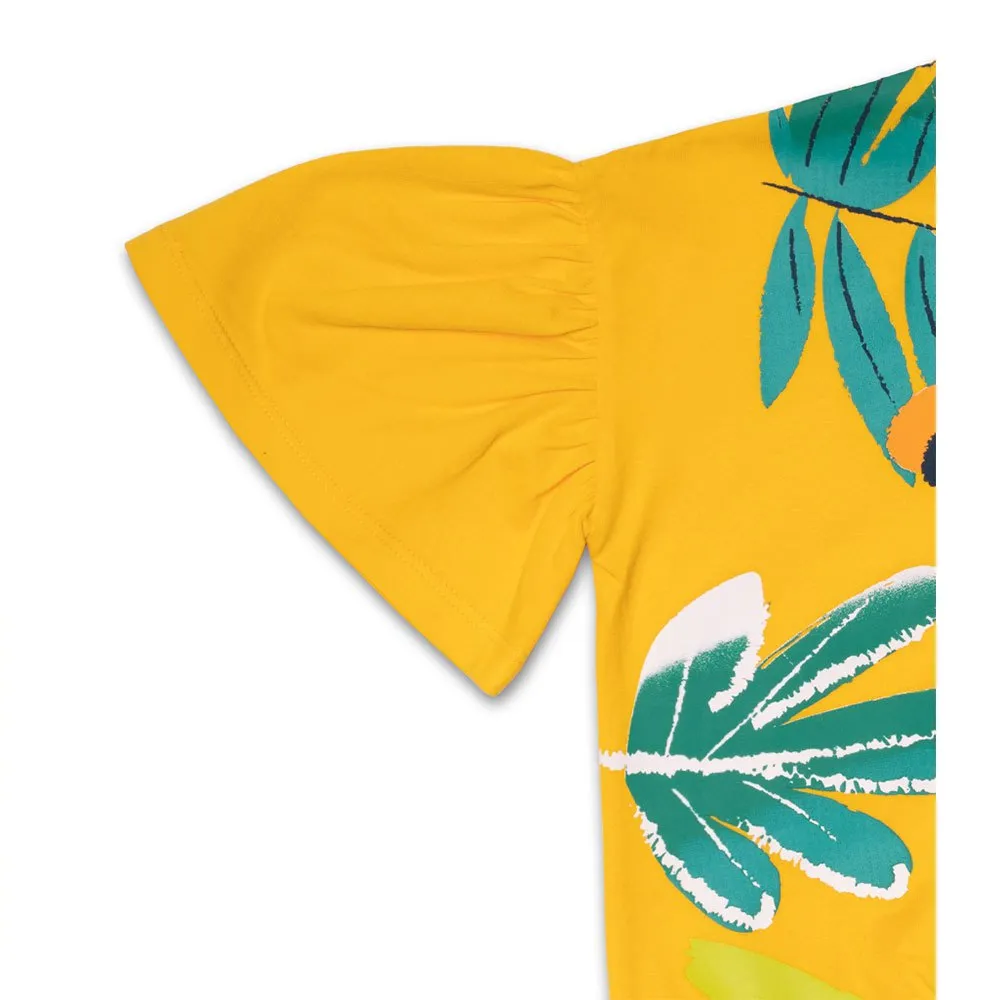 Tuc Tuc Tropic Feelings Kurzarm-set, Yellow, 6Y Tuc Tuc Tropic Feelings Kurzarm-set, Yellow, 6Y