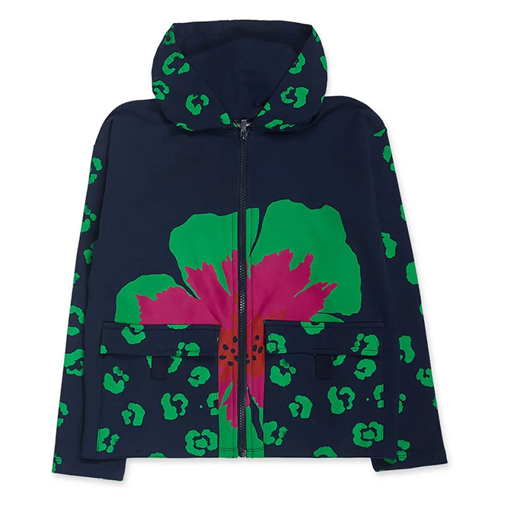 Tuc Tuc Wild Flower Jacke, Navy, 4Y Tuc Tuc Wild Flower Jacke, Navy, 4Y