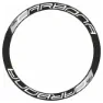 Tufo Carbona 45 Aufkleber, Black / white, One Size