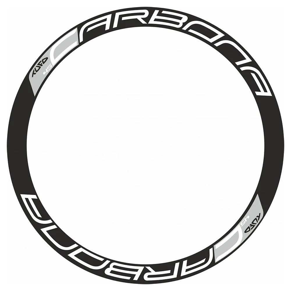 Tufo Carbona 45 Aufkleber, Black / white, One Size Tufo Carbona 45 Aufkleber, Black / white, One Size