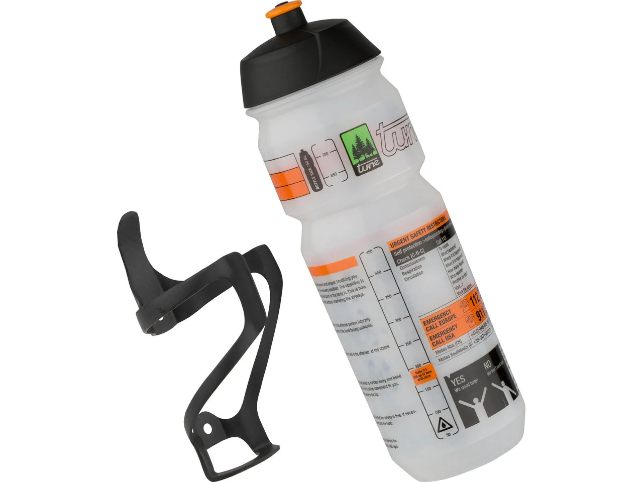 Tune Linksträger / Rechtsträger Flaschenhalterset 750 ml Tune Linksträger / Rechtsträger Flaschenhalterset 750 ml