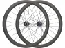 Tune Schwarzbrenner 45 3.0 Disc Center Lock 28" Laufradsatz, Schwarz, 28" Satz (VR 12 x 100 + HR 12 x 142) Campa
