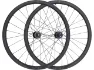 Tune TSR35 Disc Center Lock 28" Laufradsatz, Schwarz, 28" Satz (VR 9 x 100 + HR 10 x 135) Campa