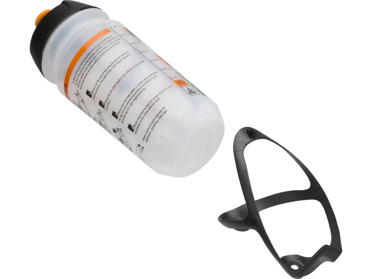 Tune Wasserträger 2.0 Flaschenhalterset, Carbon, 500ml Tune Wasserträger 2.0 Flaschenhalterset, Carbon, 500ml
