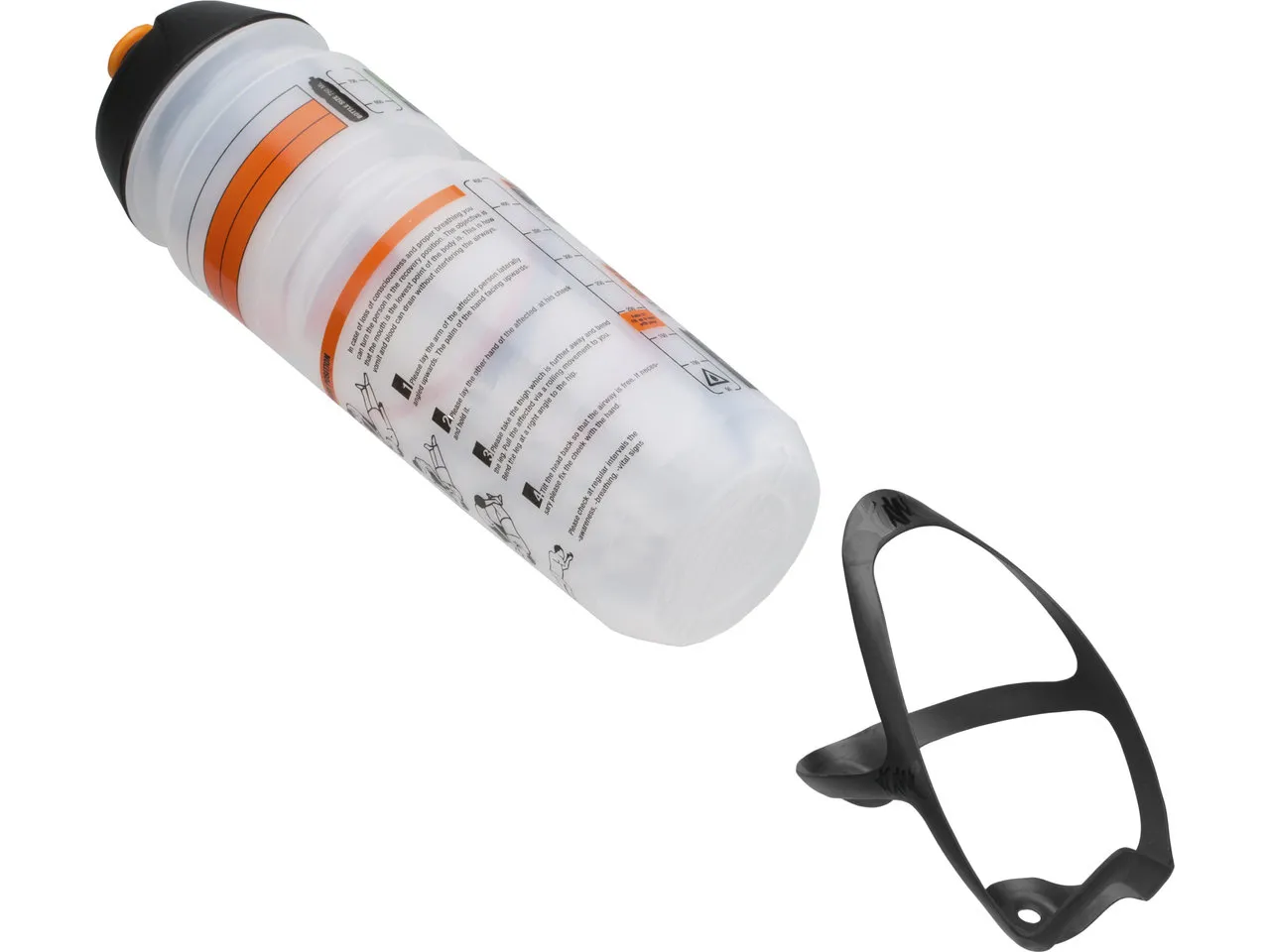 Tune Wasserträger 2.0 Flaschenhalterset, Carbon, 750ml Tune Wasserträger 2.0 Flaschenhalterset, Carbon, 750ml