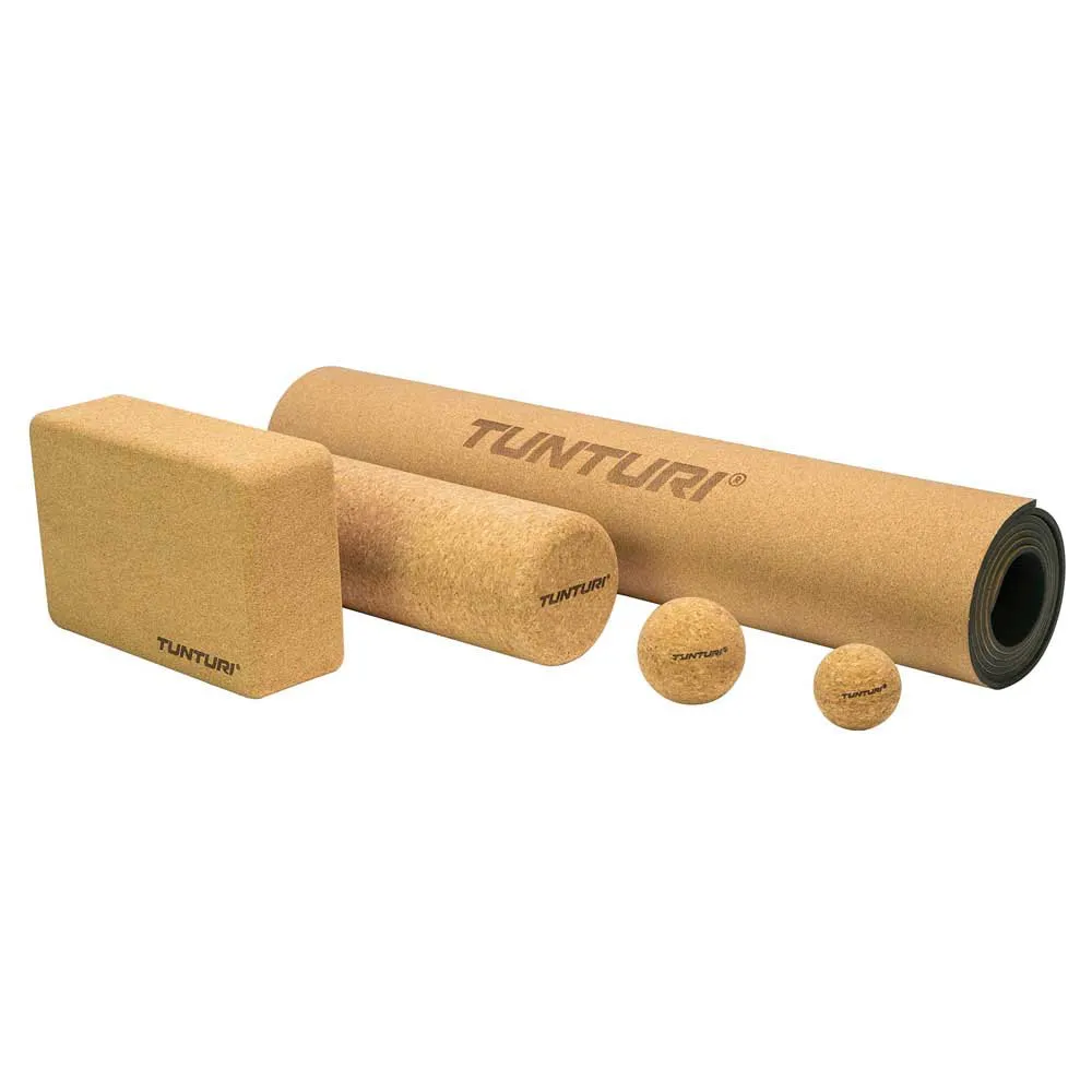Tunturi Cork Massage-roller, Brown, One Size Tunturi Cork Massage-roller, Brown, One Size