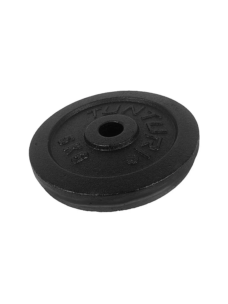 Tunturi Gusseisen-Hantelscheibe 1x 5 KG, Schwarz, EG