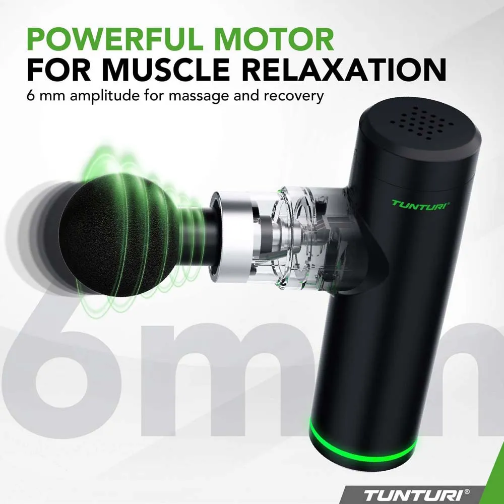 Tunturi Mg30 Massagepistole, Black, One Size