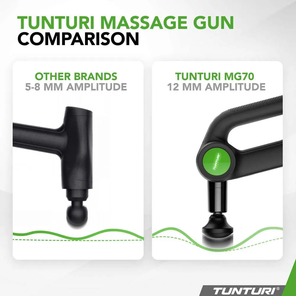 Tunturi Mg70 Pro Massagepistole, Black, One Size