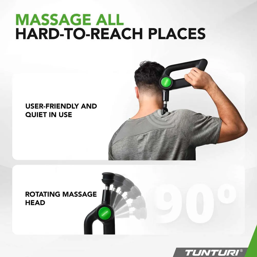 Tunturi Mg70 Pro Massagepistole, Black, One Size