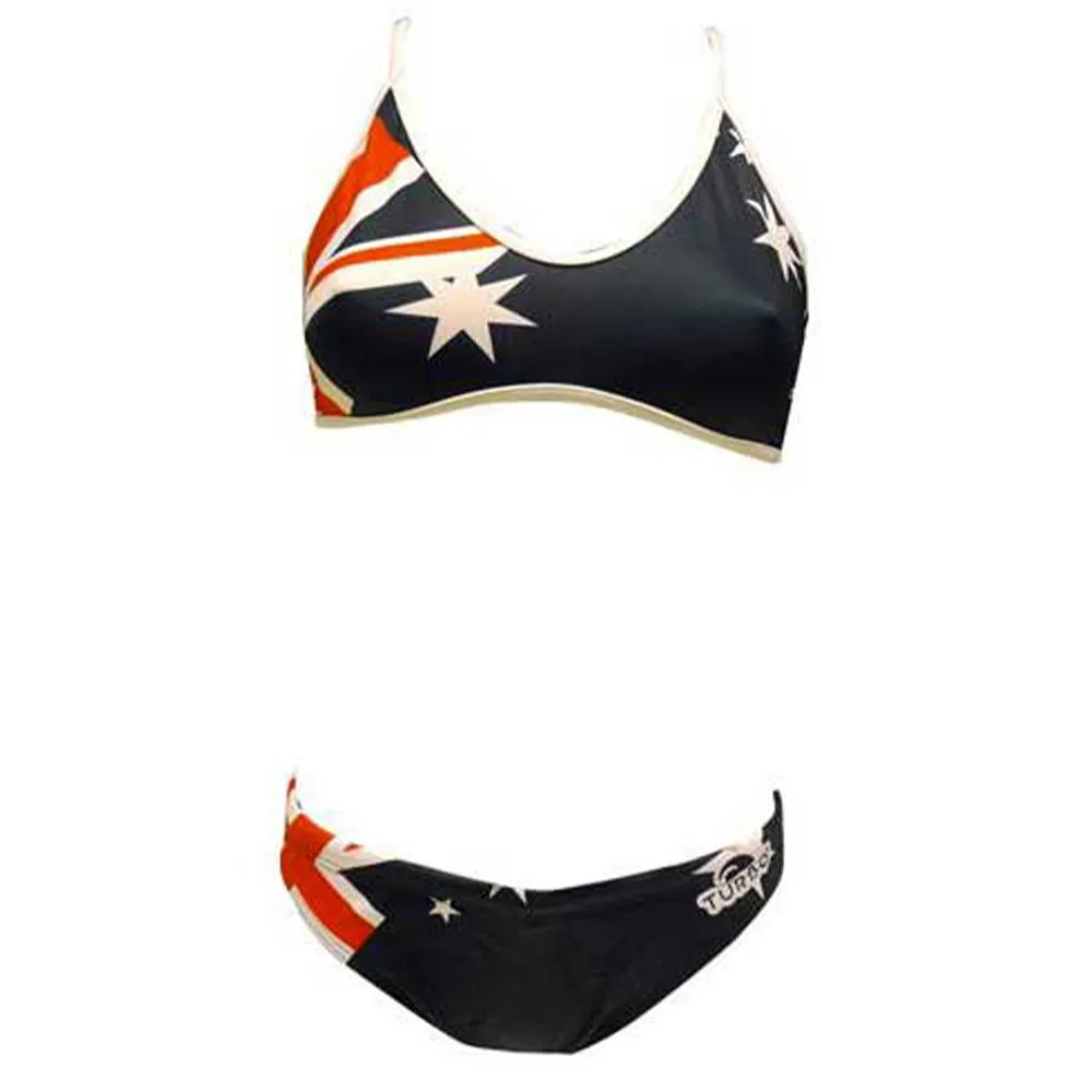 Turbo Australia Flag Bikini, Navy, 7-8Y Turbo Australia Flag Bikini, Navy, 7-8Y