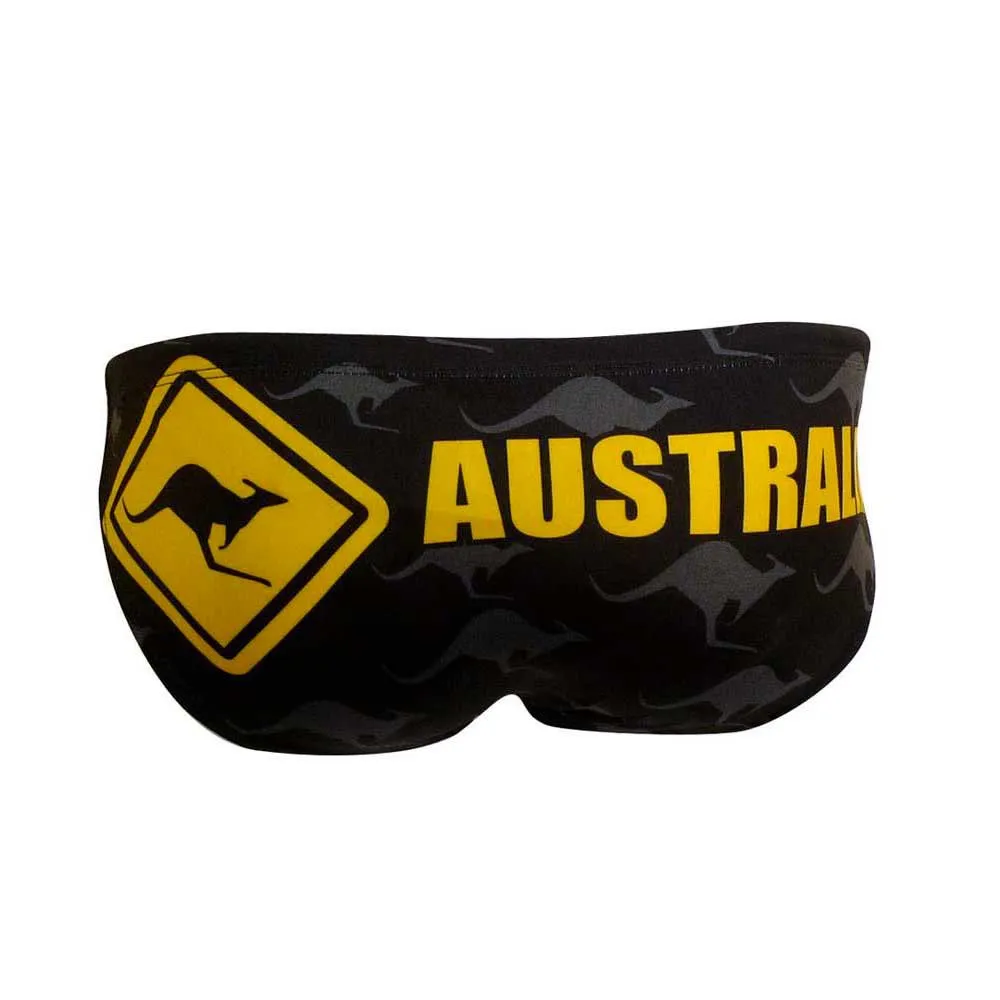 Turbo Australia Kangaroo Signal Badeslip Turbo Australia Kangaroo Signal Badeslip