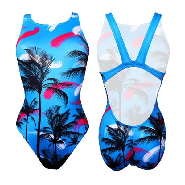 Turbo Blue Palm Badeanzug Turbo Blue Palm Badeanzug