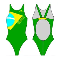 Turbo Brazilian Flag Pro Resist Badeanzug Turbo Brazilian Flag Pro Resist Badeanzug