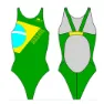 Turbo Brazilian Flag Pro Resist Badeanzug