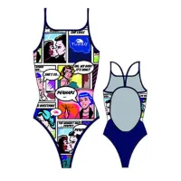 Turbo Comic Badeanzug Mit Dünnen Trägern Turbo Comic Badeanzug Mit Dünnen Trägern