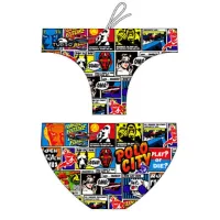 Turbo Comic Polo City Badeslip Turbo Comic Polo City Badeslip