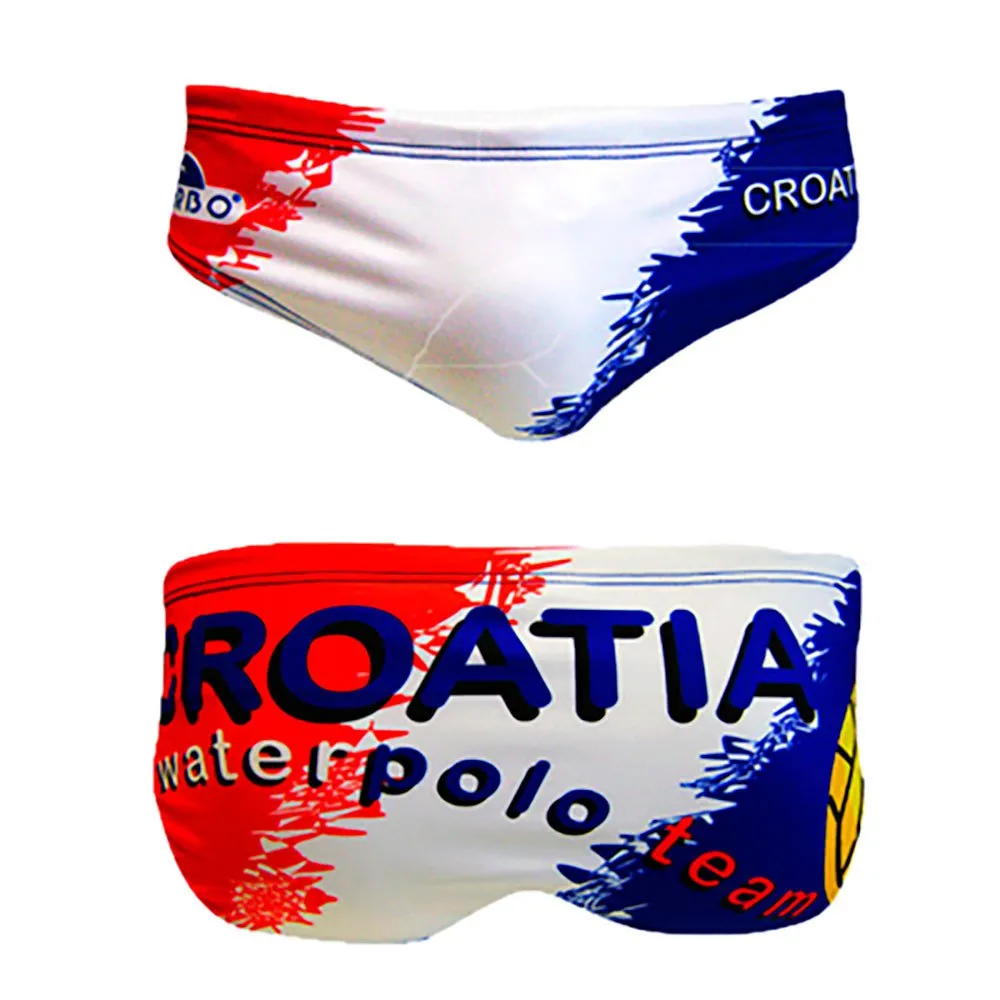 Turbo Croatia Waterpolo Badeslip Turbo Croatia Waterpolo Badeslip