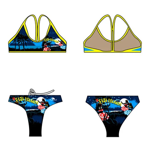 Turbo Fidji Island Bikini, Multicolor, 9-10Y Turbo Fidji Island Bikini, Multicolor, 9-10Y