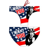 Turbo I Usa Want You Waterpolo Badeslip Turbo I Usa Want You Waterpolo Badeslip