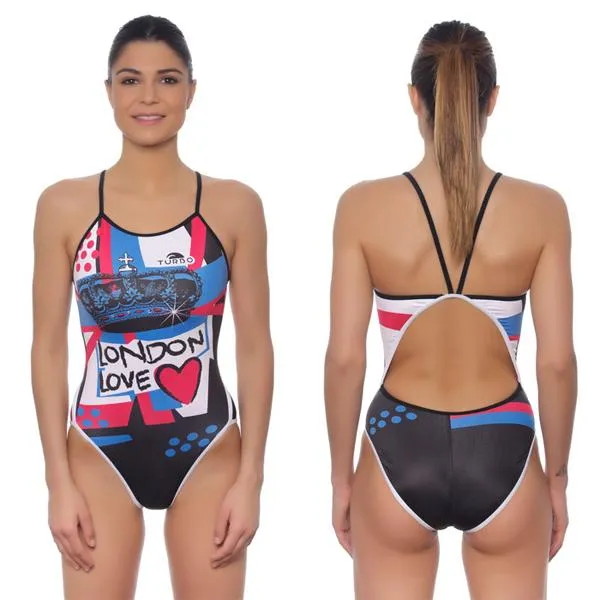 Turbo London Love Badeanzug Turbo London Love Badeanzug