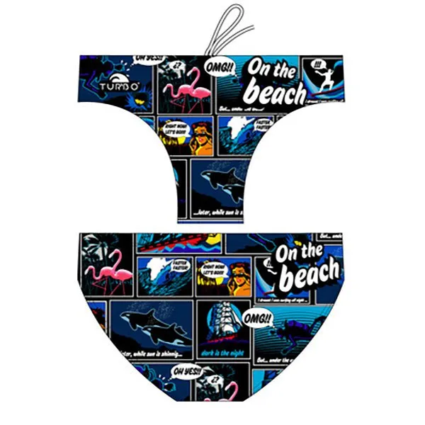 Turbo New Comic Waterpolo Badeslip Turbo New Comic Waterpolo Badeslip