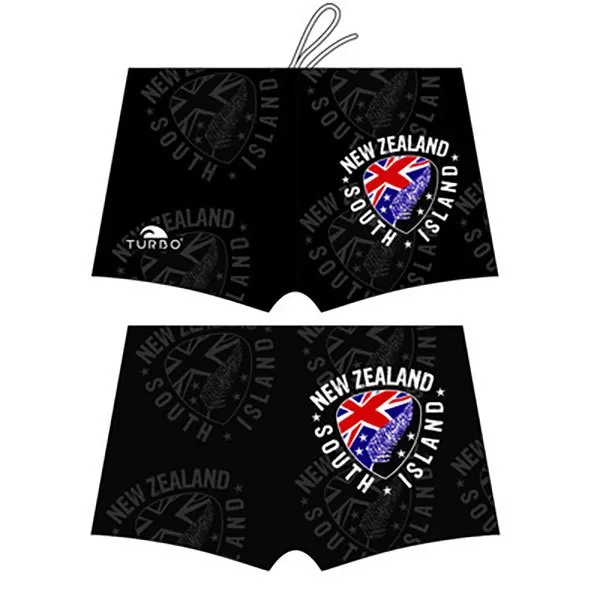 Turbo New Zealand Shield Badehose Boxer Turbo New Zealand Shield Badehose Boxer