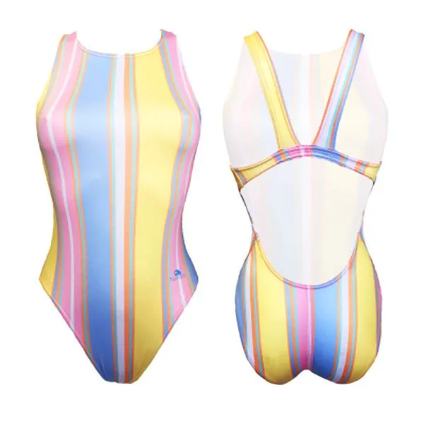 Turbo Pastel Stripes Badeanzug Turbo Pastel Stripes Badeanzug
