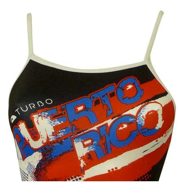 Turbo Puerto Rico Badeanzug Mit Dünnen Trägern Turbo Puerto Rico Badeanzug Mit Dünnen Trägern