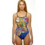 Turbo Queen Heart Vintage Badeanzug female
