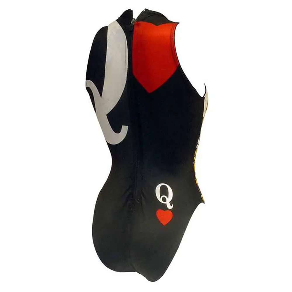 Turbo Queen Of Hearts Badeanzug Mit Dünnen Trägern Turbo Queen Of Hearts Badeanzug Mit Dünnen Trägern